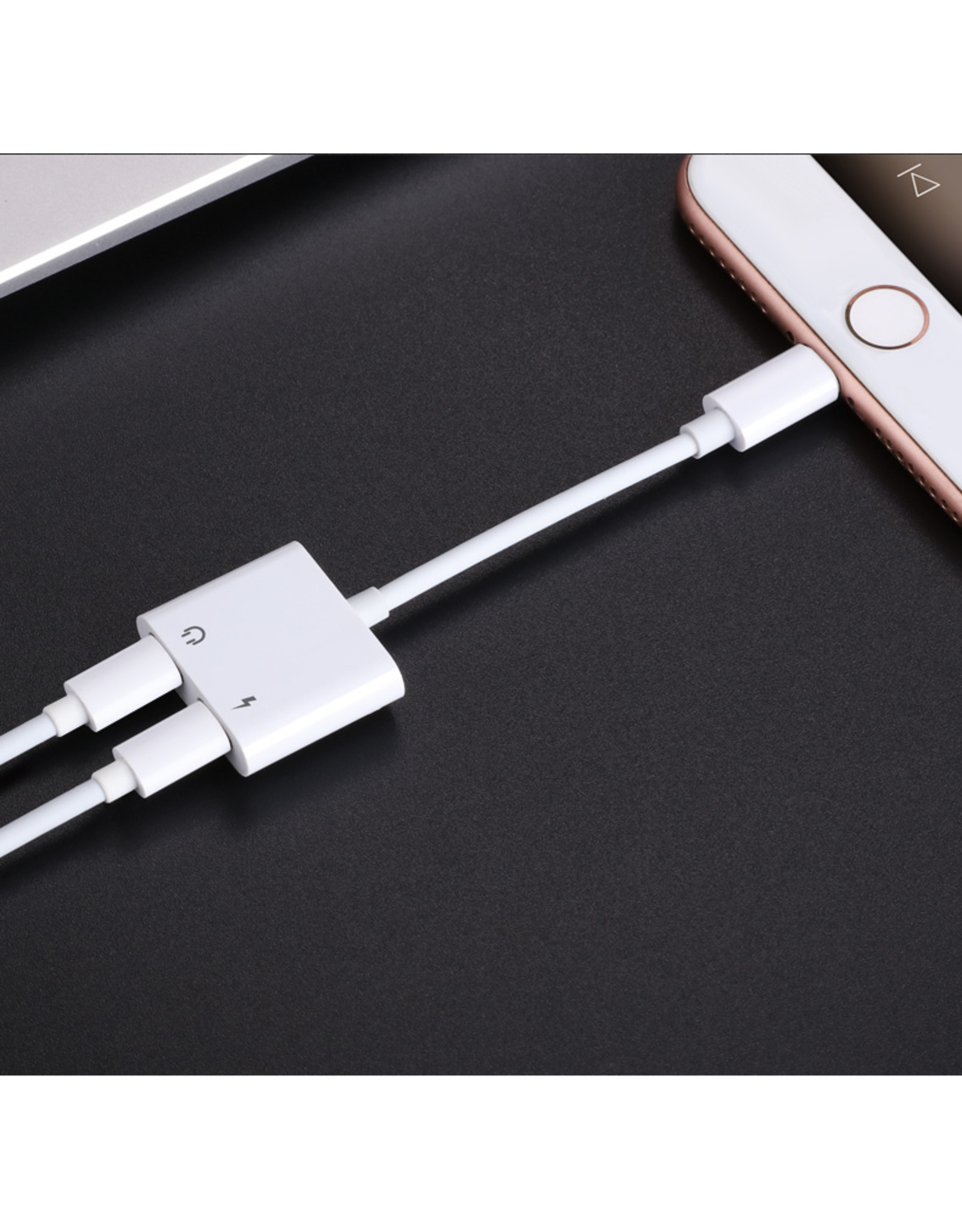 JOYROOM Adapter Lightning naar Dual Lightning