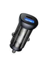 JOYROOM Autolader PD 38 watt USB-C + QC 3.0 USb - Zwart Transparant