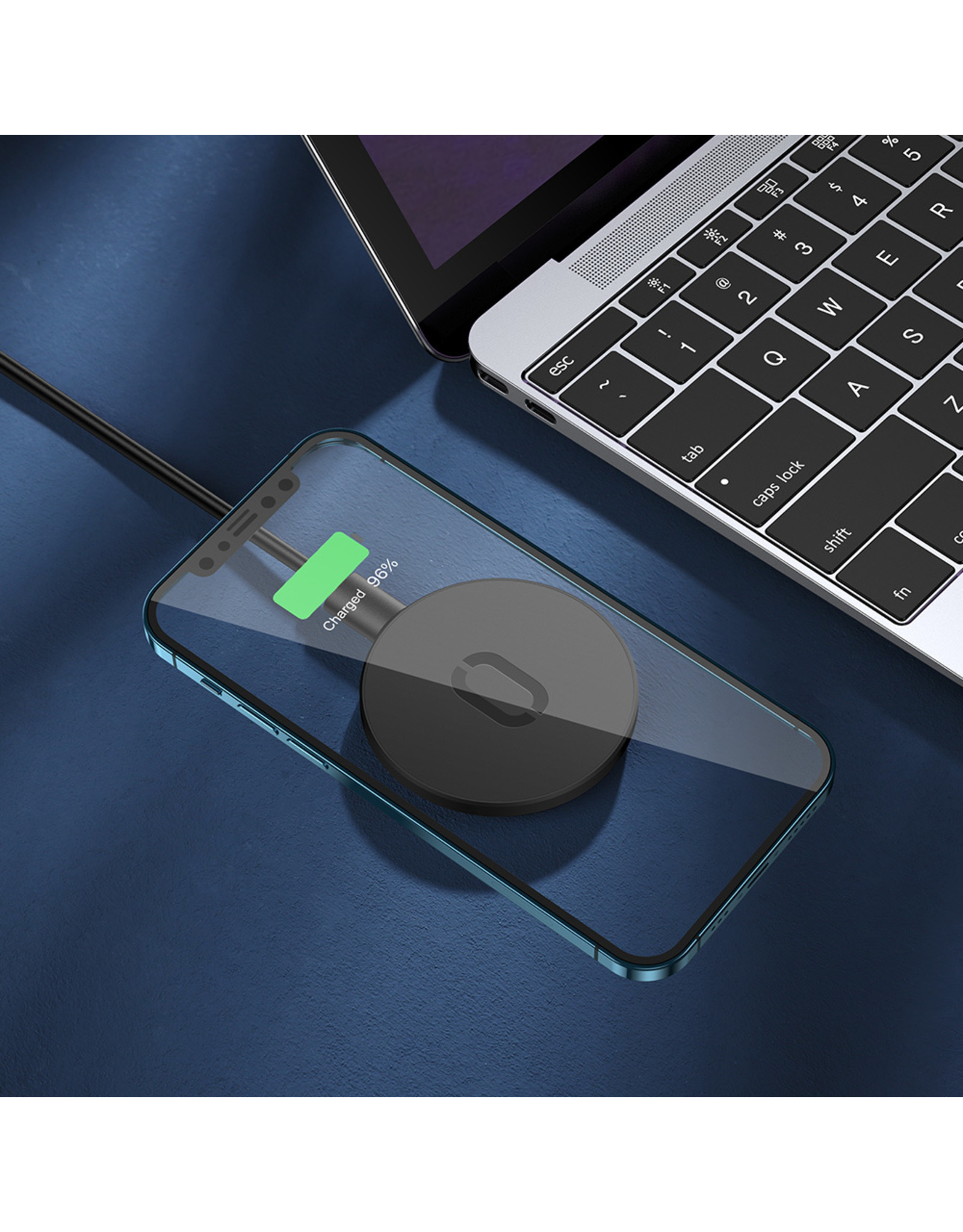 JOYROOM Magsafe draadloze oplader 15W - zwart