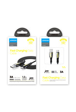 JOYROOM Type-C naar USB-A kabel 2M braided - zwart