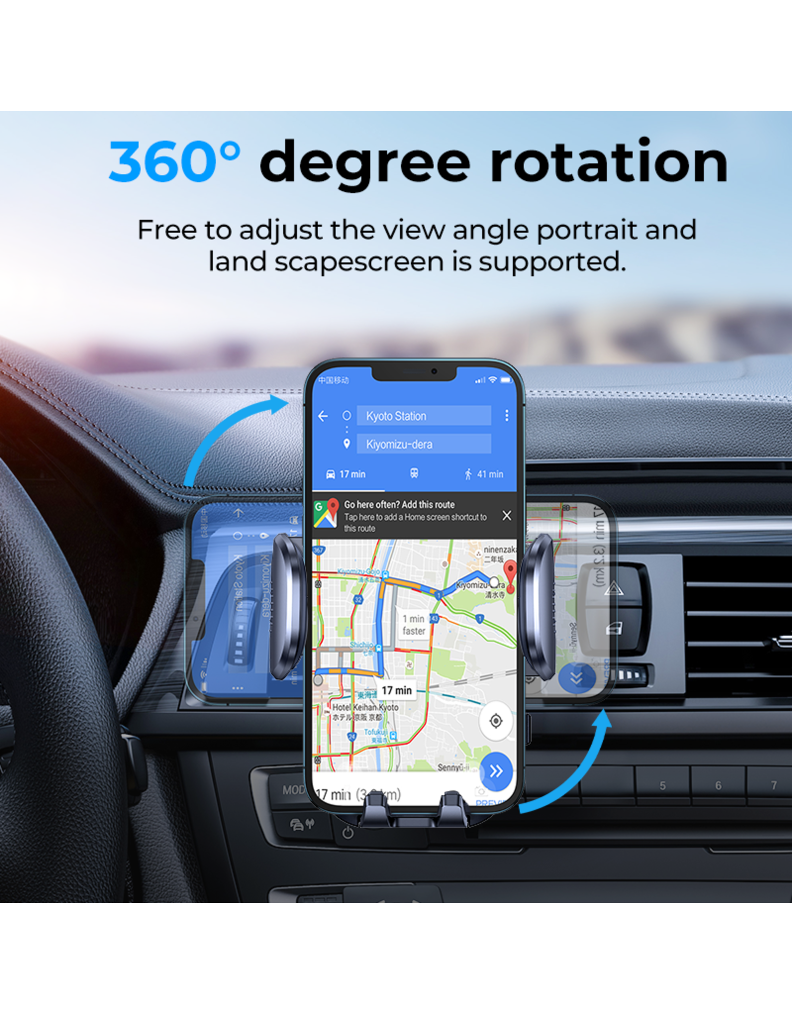 JOYROOM Draadloze oplader Air vent 15 watt