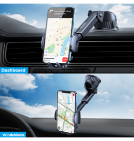 JOYROOM Draadloze oplader Dashboard/ zuignap 15 watt
