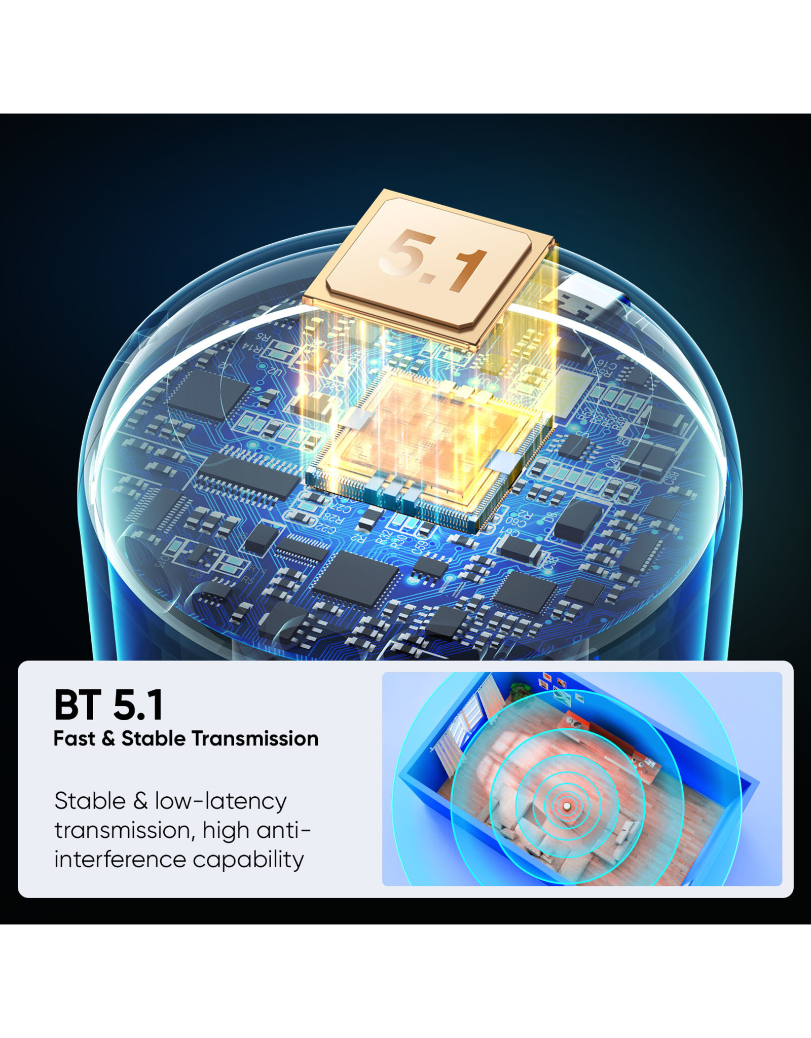 JOYROOM Draadloze BT RGB Party speaker 5 Watt