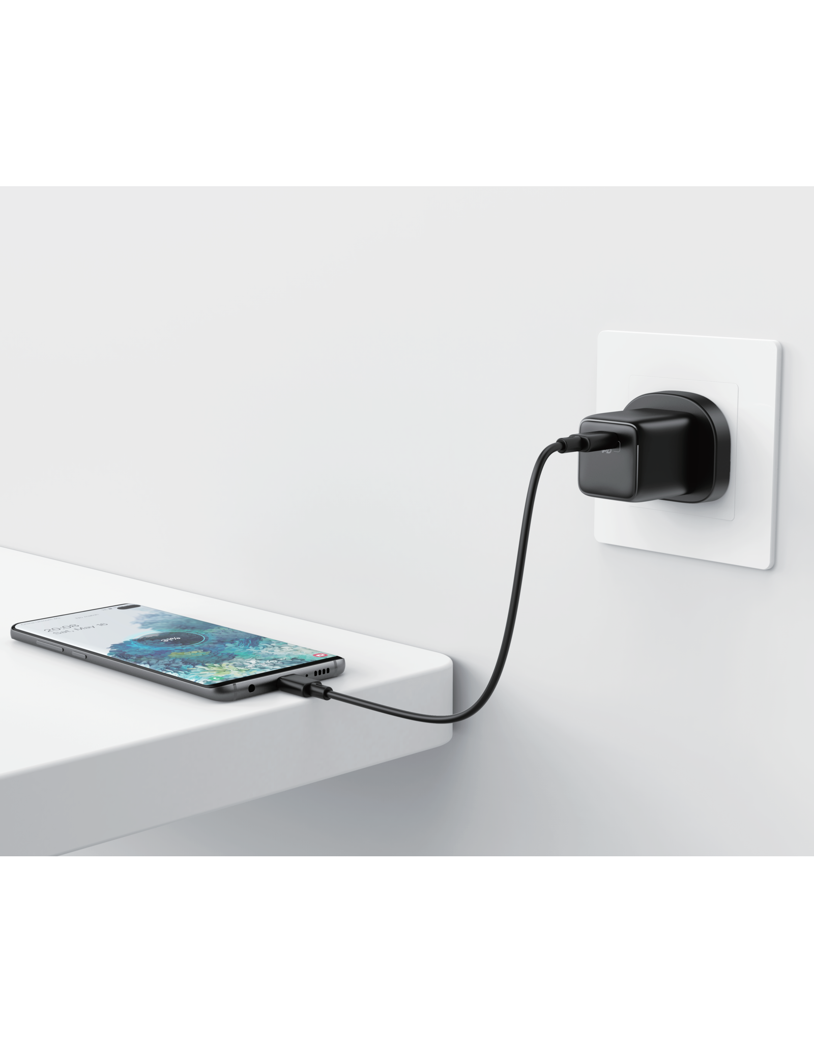 JOYROOM PD 25 watt USB-C adapter zwart