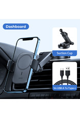 JOYROOM Magsafe draadloze oplader Dashboard autohouder 15 W - Zwart