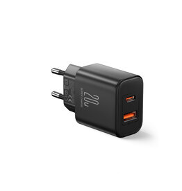 JOYROOM PD 20 Watt USB-C + QC 3.0 Adapter  - Zwart