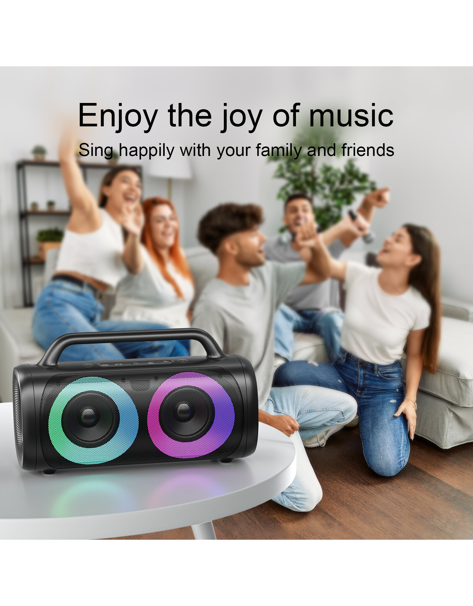 JOYROOM 40W wireless speaker with RGB lights