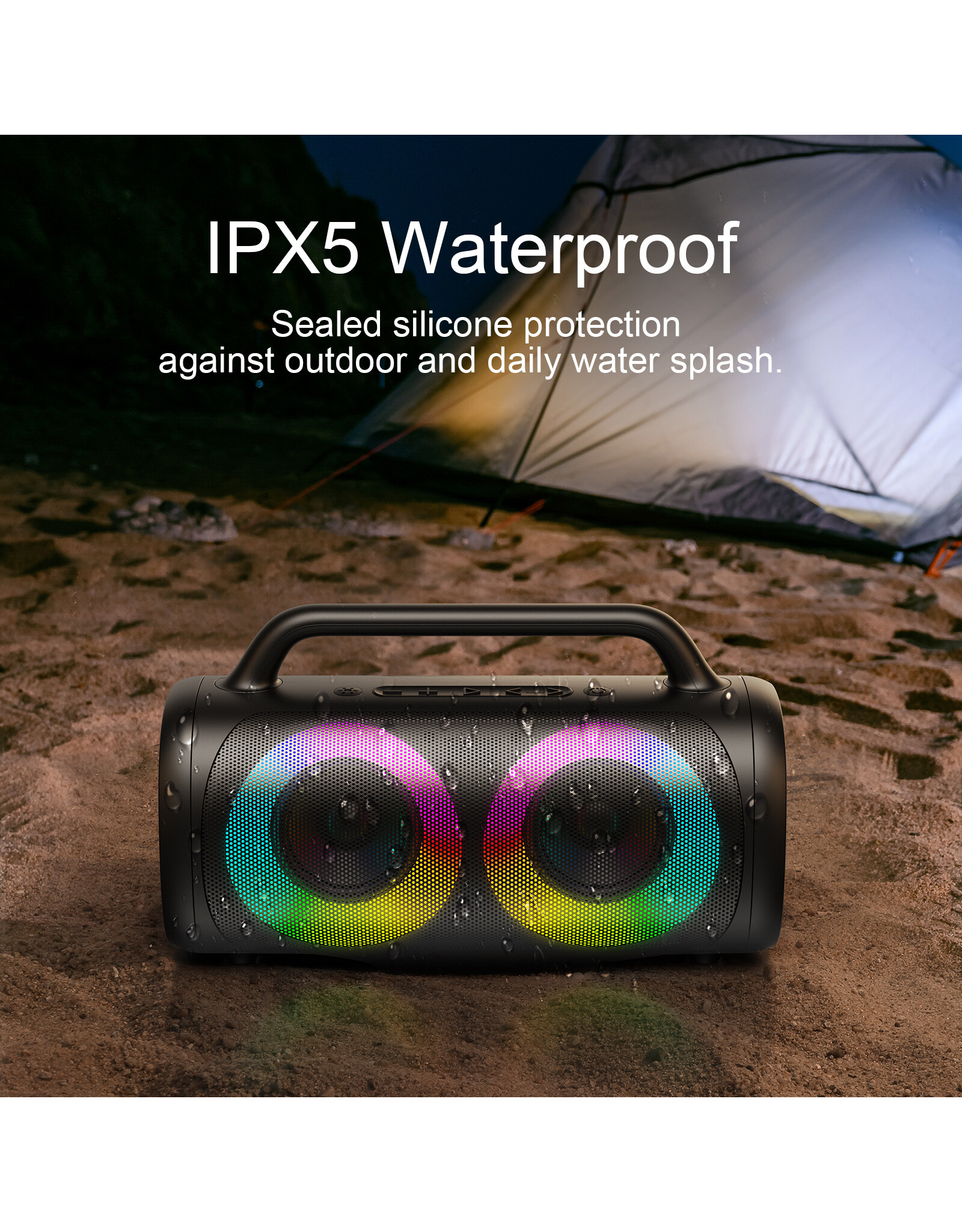 JOYROOM 40W wireless speaker with RGB lights