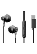 JOYROOM Digital Type-C bekabelde headset - zwart JOYROOM Digital Type-C bekabelde headset - zwart