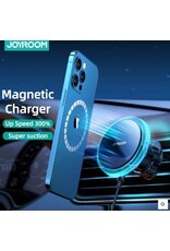 JOYROOM Magsafe 15 watt  draadloze oplader autohouder - zwart