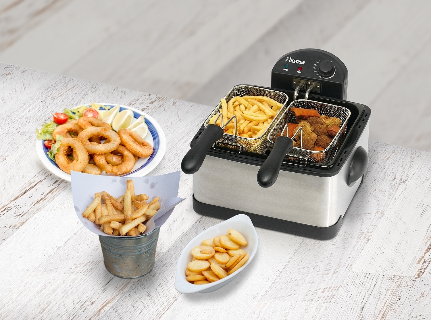 Bestron DF402B Family Friteuse Cool Zone