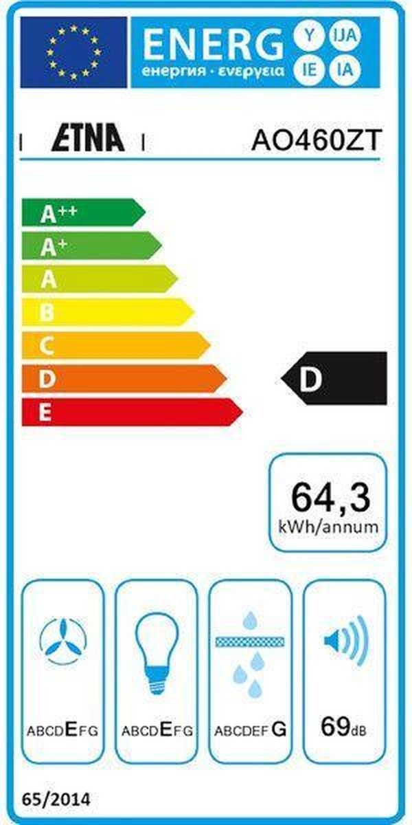 ETNA AO460ZT Onderbouw Afzuigkap - Onderbouw afzuigkap