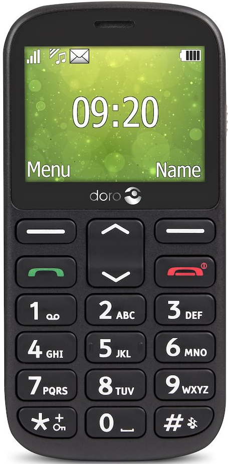 Doro 1361 Zwart - Senioren telefoon