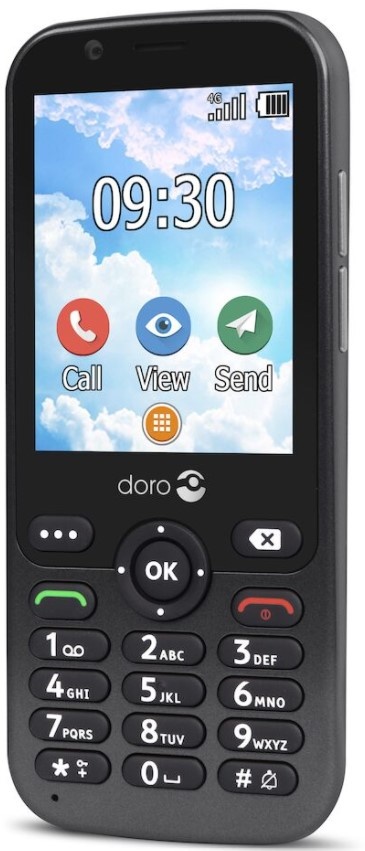 Doro 7010 Zwart - Senioren telefoon