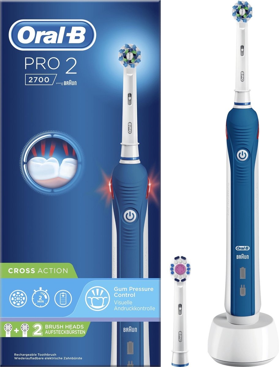Spaans Humanistisch Ambient Oral-B Pro 2 2700 CrossAction Elektrische tandenborstel - Elektrische  tandenborstel - Kunnen Elektronica