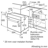 Bosch HBF114BS1 - Inbouw oven