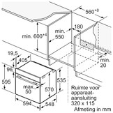 Bosch EXCLUSIV HBG378TS0 - Inbouw oven