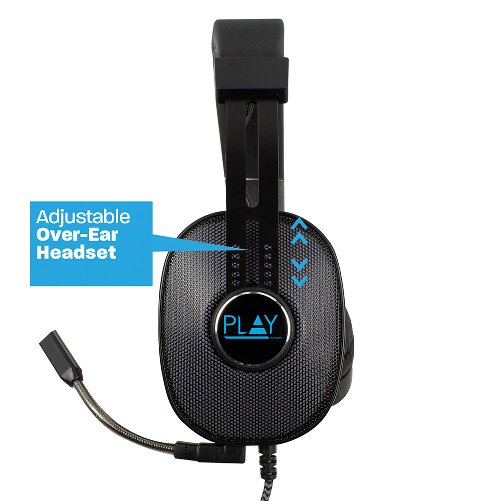 Ewent Play PL3321 (Zwart) - Gaming headset