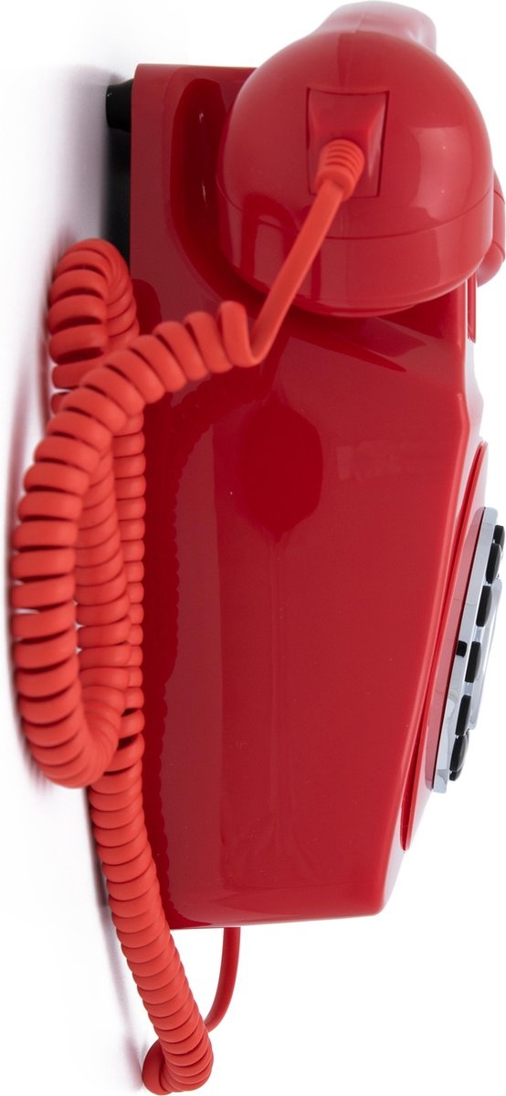 GPO 746 Retro Wandtelefoon Rood - Retro telefoon