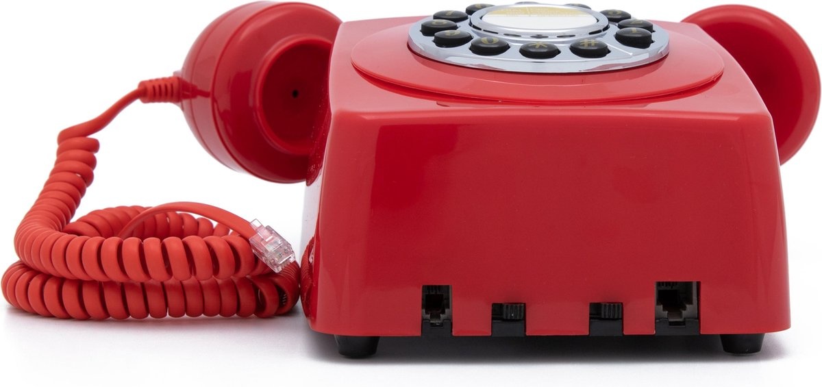 GPO 746 Retro Wandtelefoon Rood - Retro telefoon