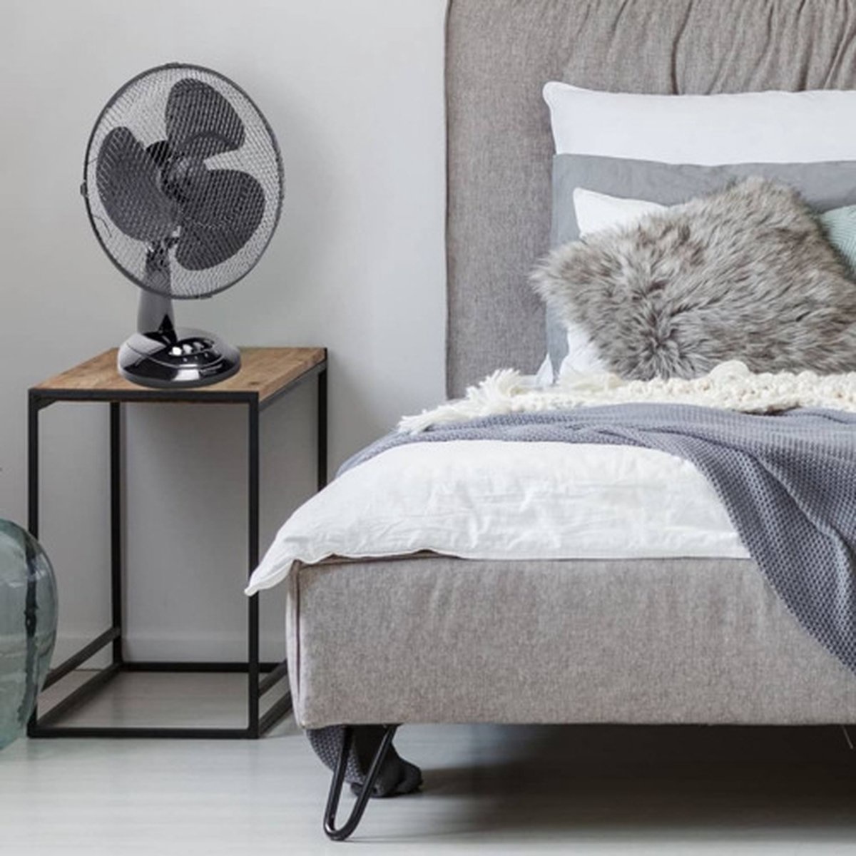 Bestron DDF35Z Zwart - Tafelventilator