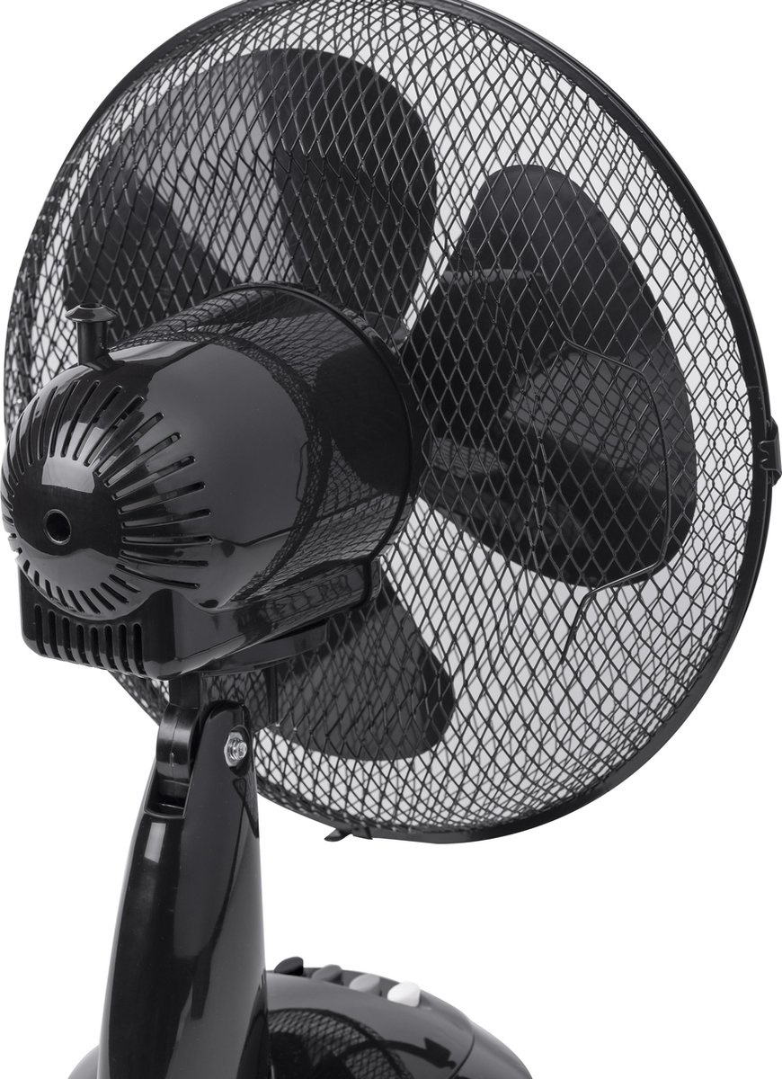 Bestron DDF35Z Zwart - Tafelventilator