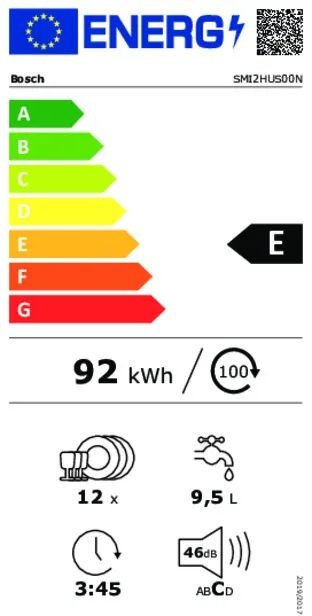 Bosch EXCLUSIV SMI2HUS00N - Inbouw vaatwasser
