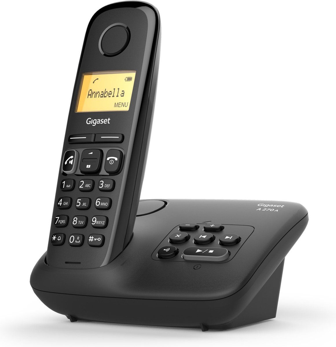 Gigaset A270A Quattro Zwart - Senioren telefoon