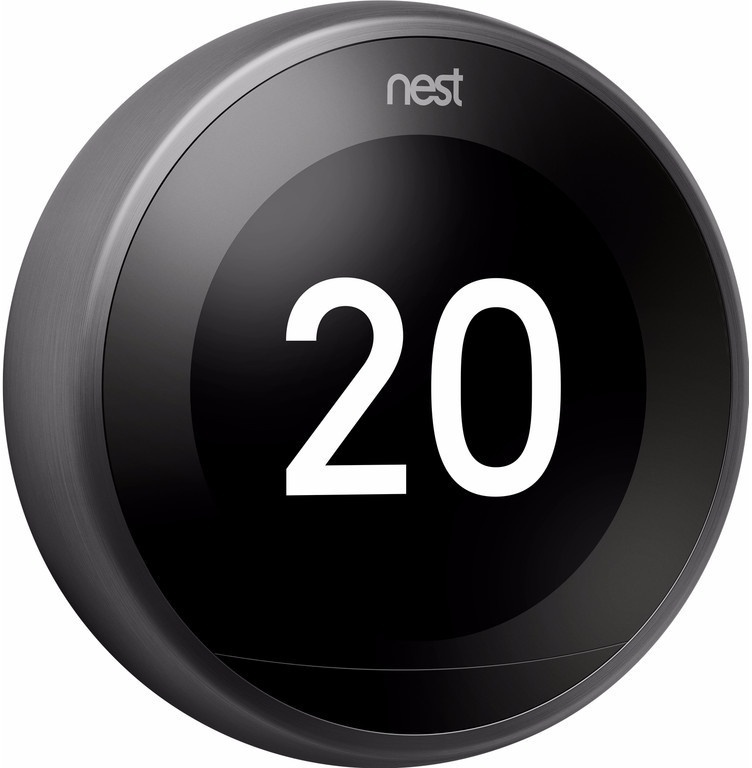 Google Nest Learning Thermostaat V3 Zwart - Slimme thermostaat