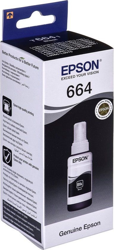 Epson 664 Zwart (C13T664140) - Cartridge