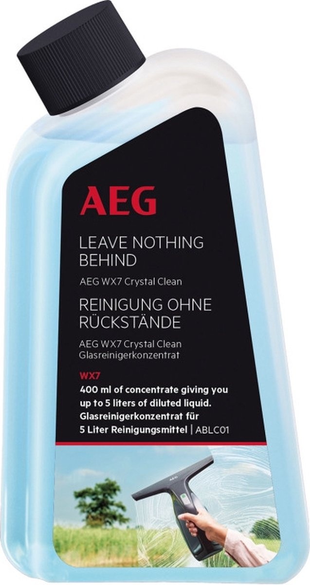 AEG ABLC01 WX7 Crystal Clean geconcentreerde glasreiniger 400ml