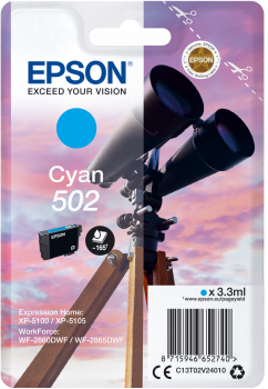 Epson 502 Cyan - Inktcartridge