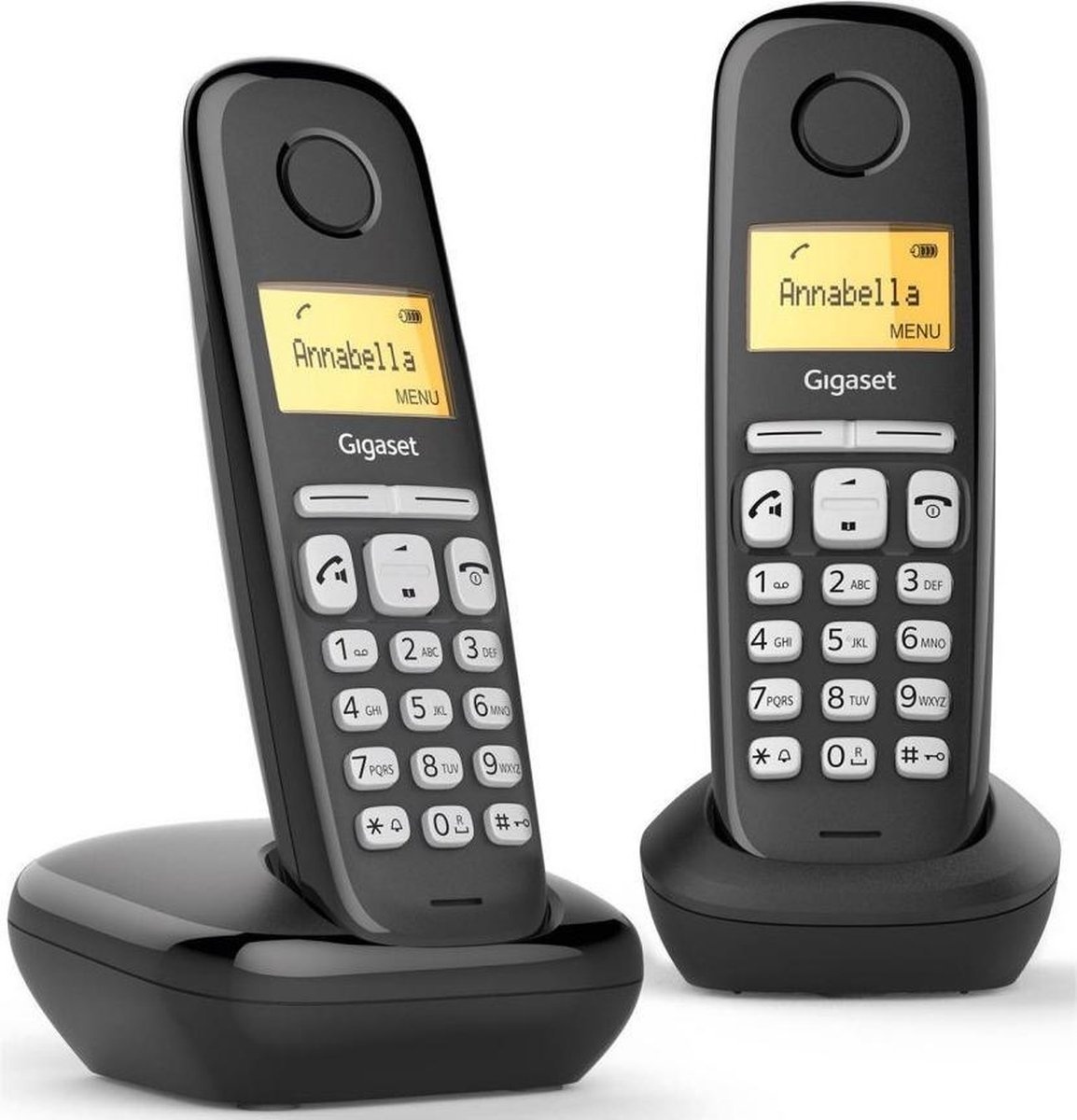Gigaset AL380 Duo Zwart - Dect telefoon