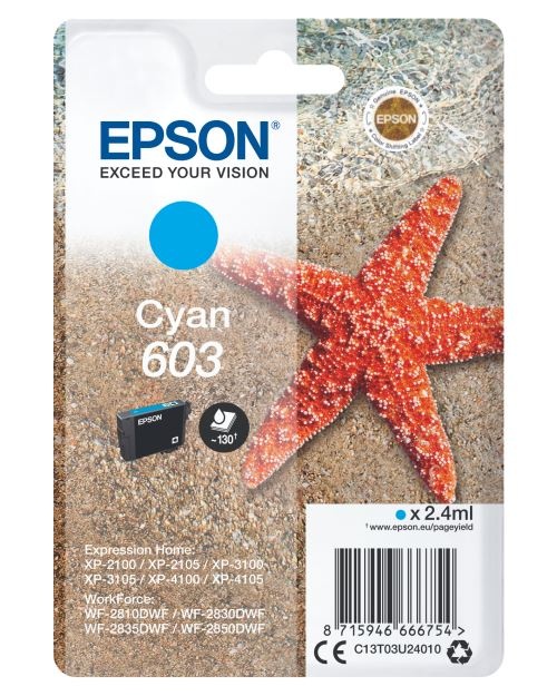 Epson 603 Cyaan - Inktcartridge