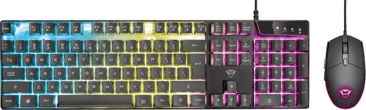Trust GXT 838 Azor - Toetsenbord + muis set