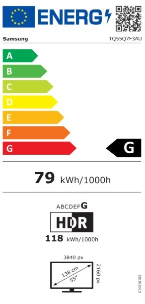 Samsung QLED 4K 55Q7F3 (2025) - QLED TV