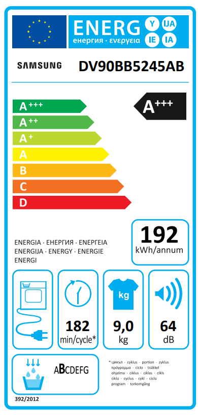 Samsung DV90BB5245AB Bespoke - Warmtepompdroger