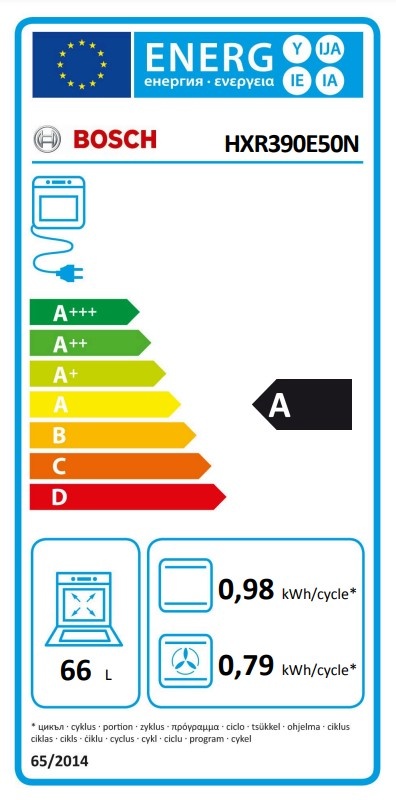 Bosch HXR390E50N - Gasfornuis