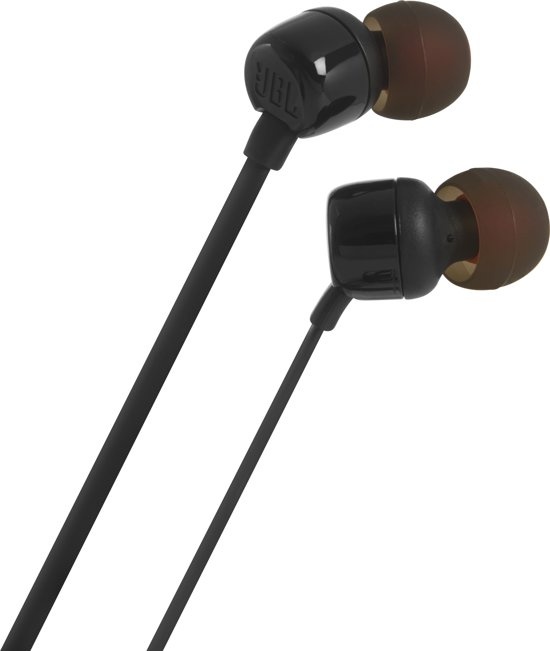 JBL T110 Zwart - Oordopjes