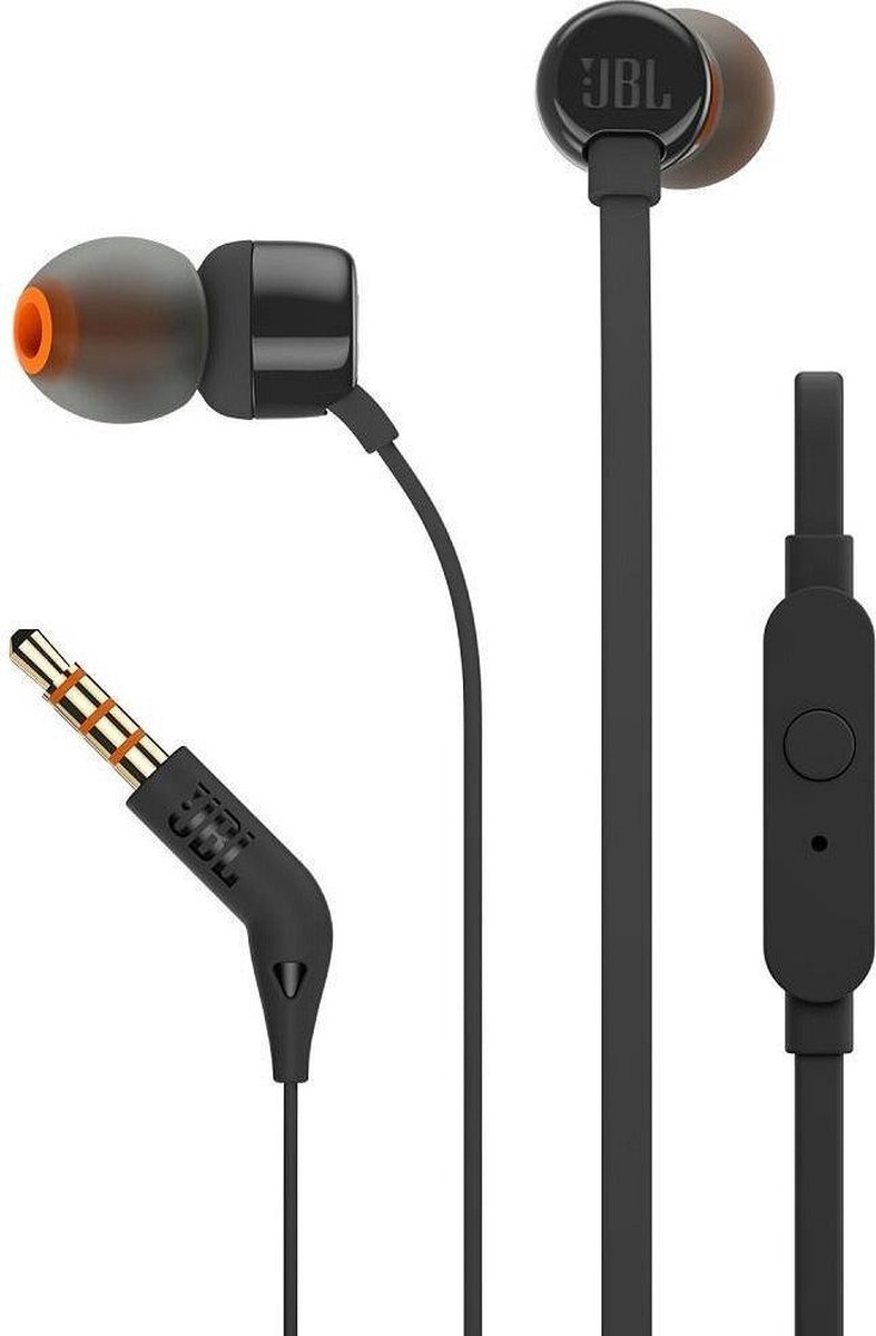 JBL T110 Zwart - Oordopjes