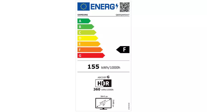 Samsung Neo QLED 4K 85QN95A (2021) - QLED TV