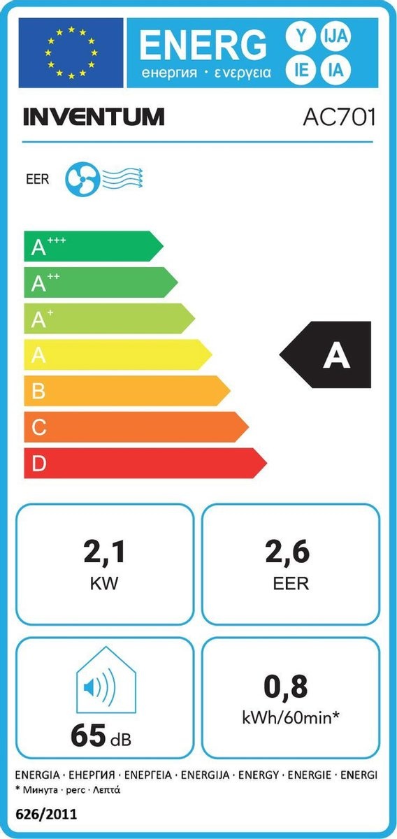 Inventum AC701 - Mobiele airco