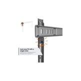 Vogel's TVM 5605 40 -100 inch zwart Platte tv-beugel - TV muurbeugel