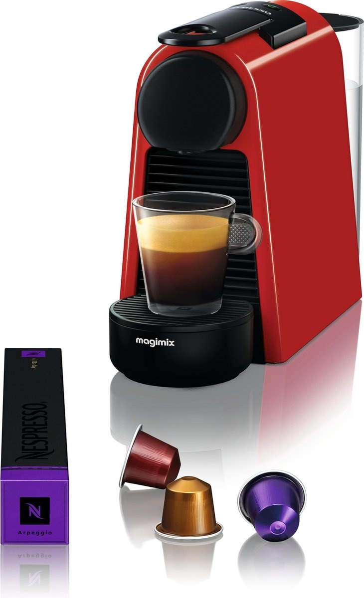Magimix Nespresso Essenza Mini M115 Rood - Koffiemachine