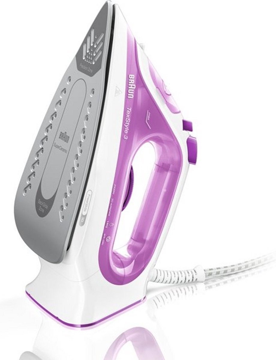 Braun TexStyle 3 SI 3030 PU - Stoomstrijkijzer