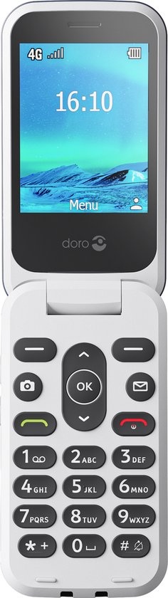 Doro 2820 Blauw/wit - Mobiele telefoon