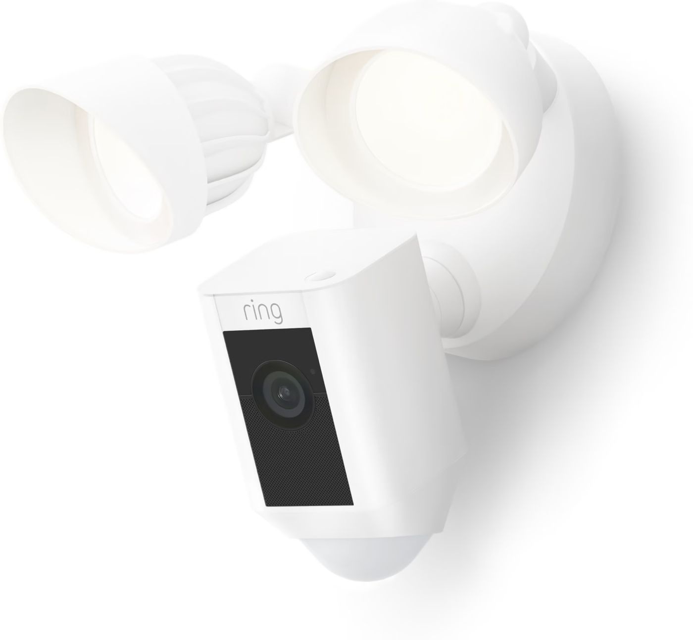 Ring Floodlight Cam Wired Plus Wit - Beveiligingscamera