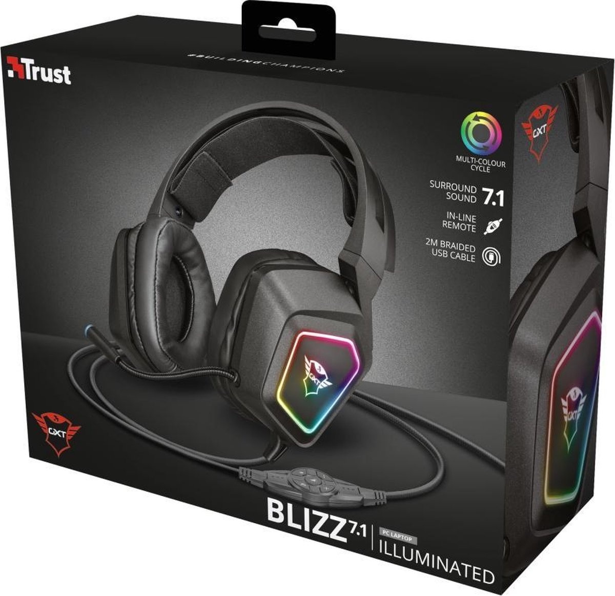 Trust GXT 450 (Zwart) - Gaming headset