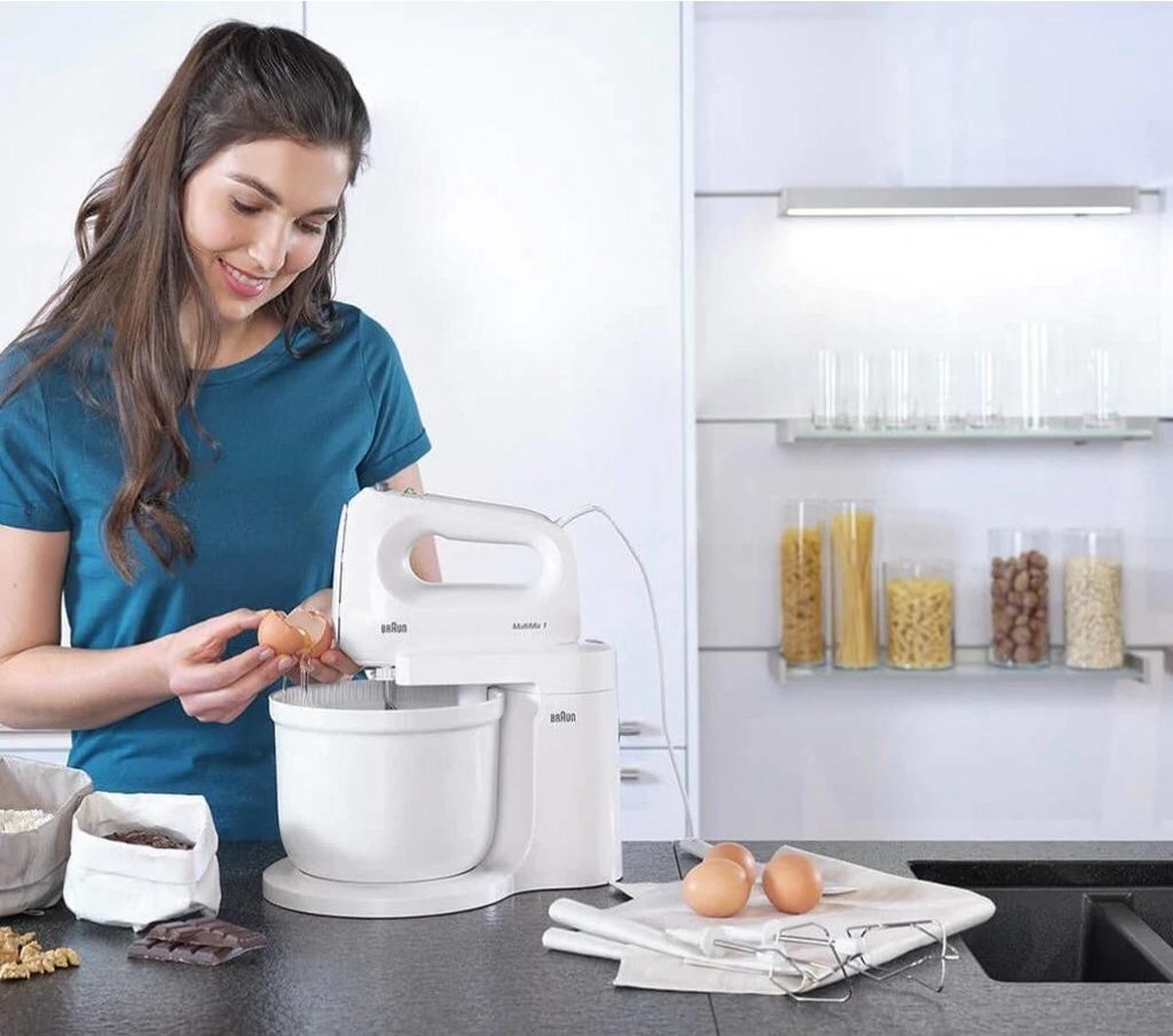 Braun HM 1070 WH MultiMix 1 - Handmixer