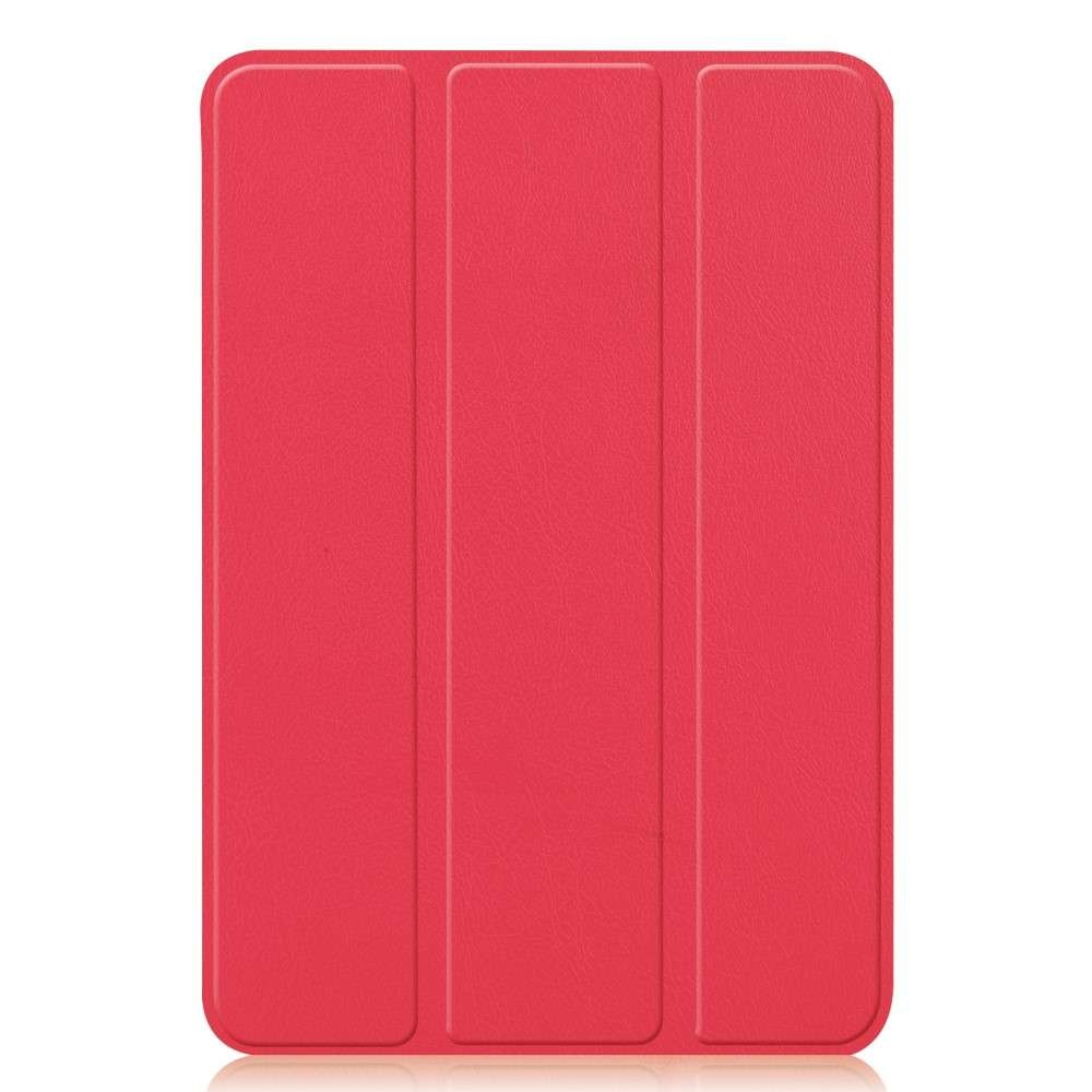 Just in Case iPad Mini 2022 (6th Gen) - Smart Tri-Fold Case - Rood - Beschermhoes